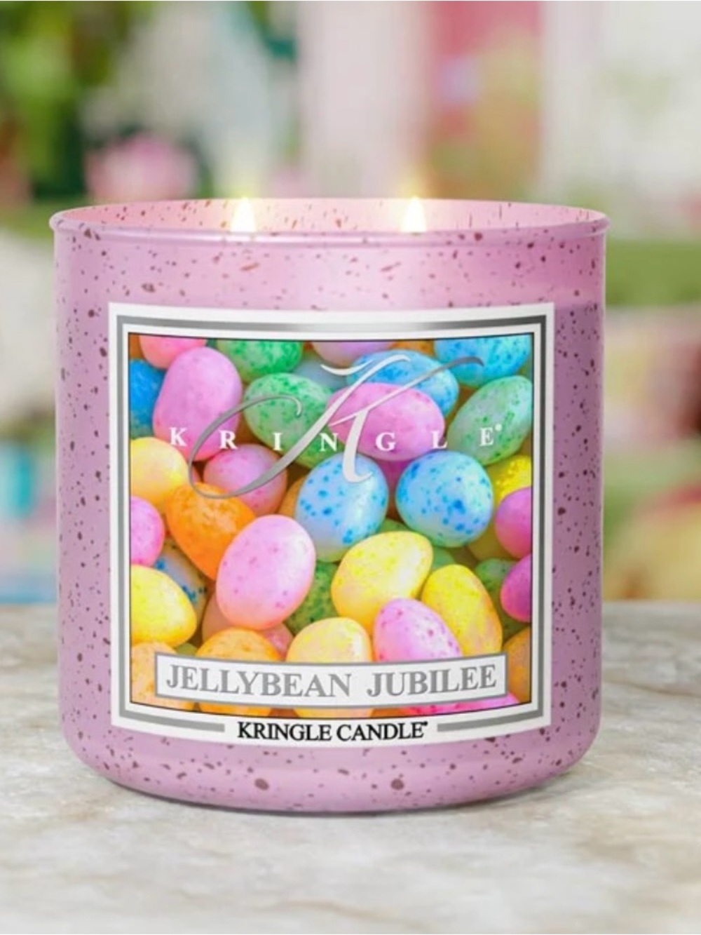 Kringle Candle- 2-Wick Candle- Jellybean Jubilee (16.5oz)